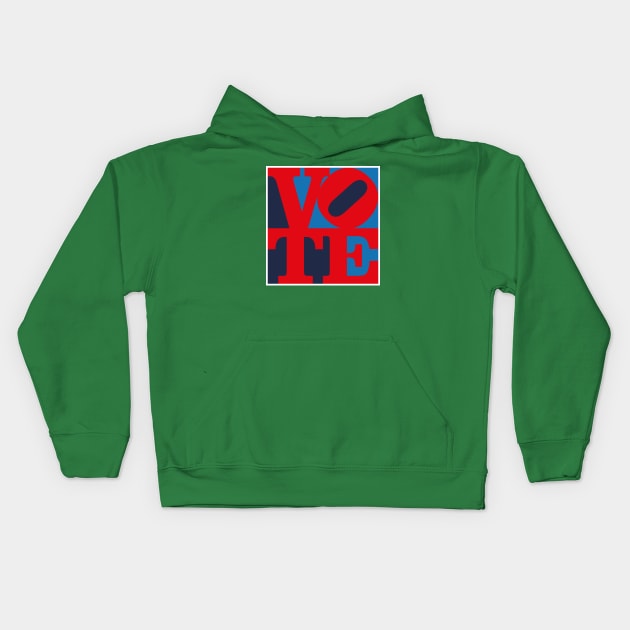 Love to Vote - RWB Kids Hoodie by DCLawrenceUK